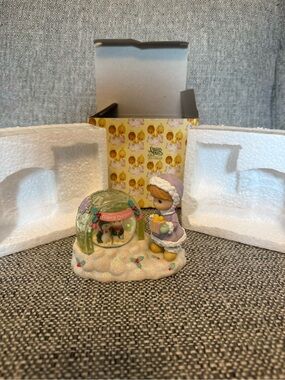 IOB Precious Moments “Christmas Igloo” Snow Globe